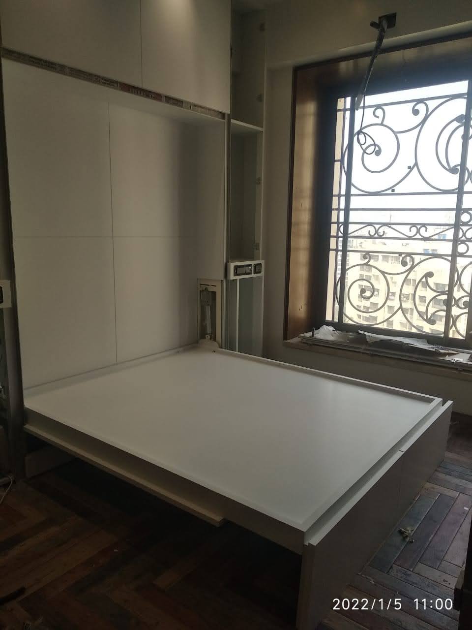 wall folding bed motorized