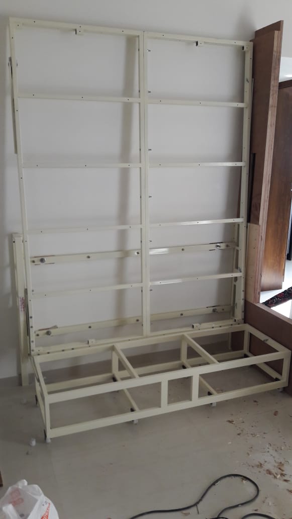 Folding Wall Bed with Moving Sofa - Murphy Bed Hardware
